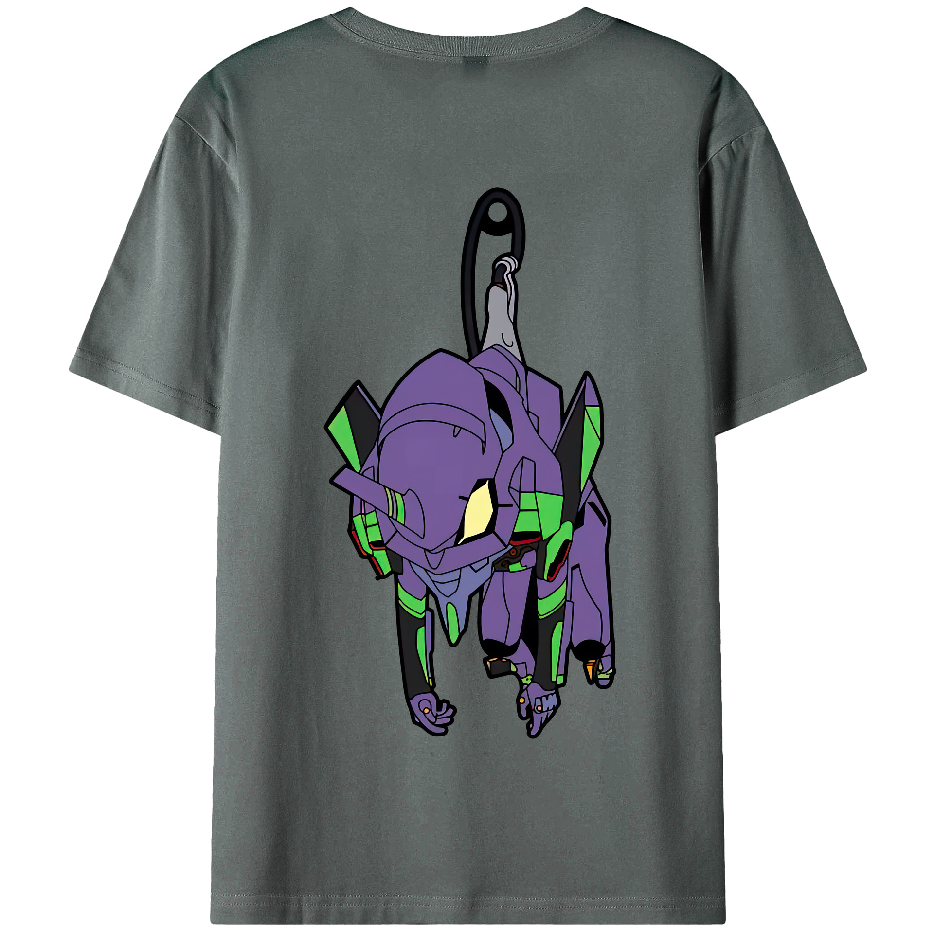 （画像用） EVA 新世紀エヴァンゲリオン 綿100％半袖Tシャツ（背面プリント）